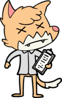 Cartoon toter Fuchs png