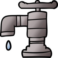 Cartoon tropfender Wasserhahn png