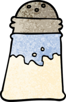 grunge textured illustration cartoon salt shaker png