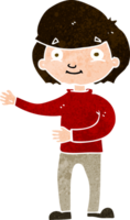 tecknad glad person png