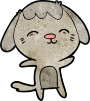 perro feliz de dibujos animados png