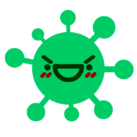 mean pleased virus png