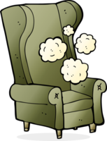 cartoon old chair png