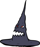 cartoon spooky witches hat png