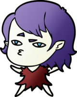 cartoon vampire girl png