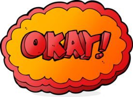 Cartoon-Okay-Zeichen png