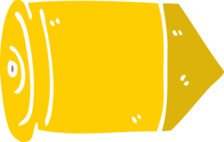 Cartoon-Doodle goldene Kugel png