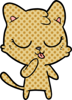 lindo gato de dibujos animados png