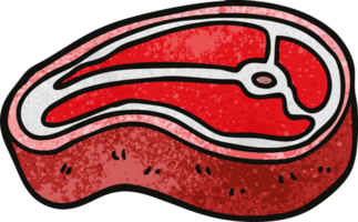 Cartoon-Doodle leckeres Steak png