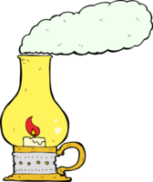 cartoon old style lantern png