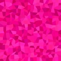 Geometrical abstract irregular polygon tile mosaic background - polygonal design from rectangles in pink tones vector