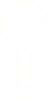 desenho de giz de lupa png