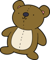urso de pelúcia de desenho animado png
