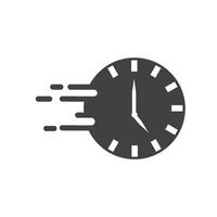 Clock and time icon vector