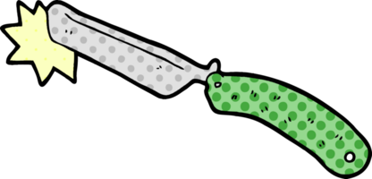 cartoon sharp razor png