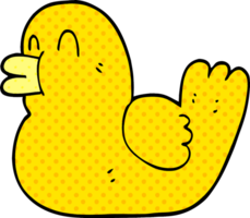 cartoon doodle rubber duck png