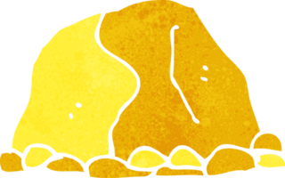 cartoon gold nugget png