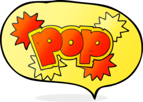 hand drawn speech bubble cartoon pop explosion symbol png