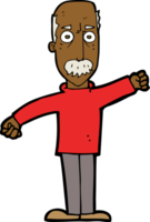 cartoon boze oude man png