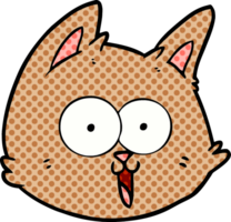 cara de gato de dibujos animados png