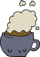 cute cartoon coffee cup png