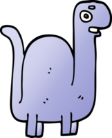 dessin animé doodle dinosaure préhistorique png