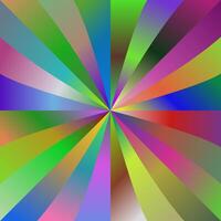 Multicolor gradient ray background design vector