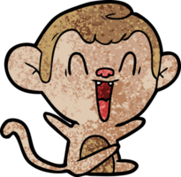 macaco rindo dos desenhos animados png