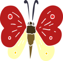 Cartoon-Doodle-Schmetterling png