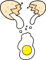 fresh cracked egg png