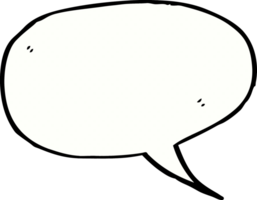 bulle de dialogue de dessin animé png