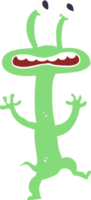 tecknad serie klotter monster png