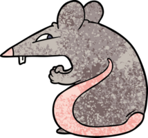 sornione cartone animato ratto png