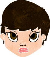 cartoon sulking woman png