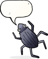 insecto de dibujos animados con burbujas de discurso png