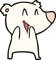 laughing polar bear cartoon png