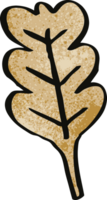 cartoon doodle dry brown leaf png