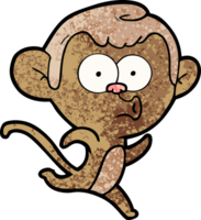 dessin animé singe surpris png