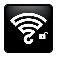 Wifi estado icono vector