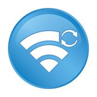 Wifi status icon vector