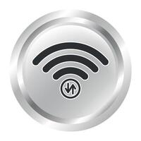 Wifi status icon vector