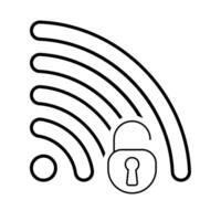 Wifi status icon vector