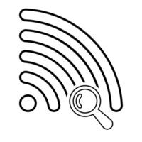 Wifi status icon vector