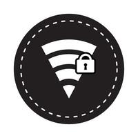 Wifi status icon vector