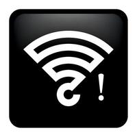 Wifi status icon vector