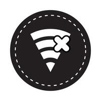 Wifi estado icono vector