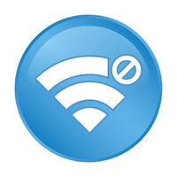 Wifi status icon vector