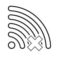 Wifi status icon vector