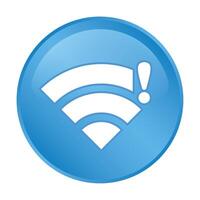 Wifi estado icono vector