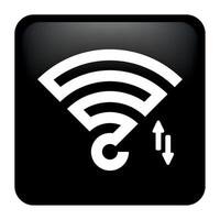 Wifi estado icono vector